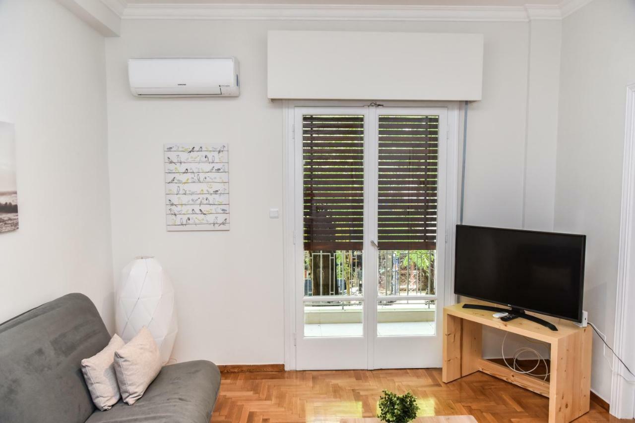 Modern Apartment At Exarchia 1 Bed 2 Pers Athena Bagian luar foto